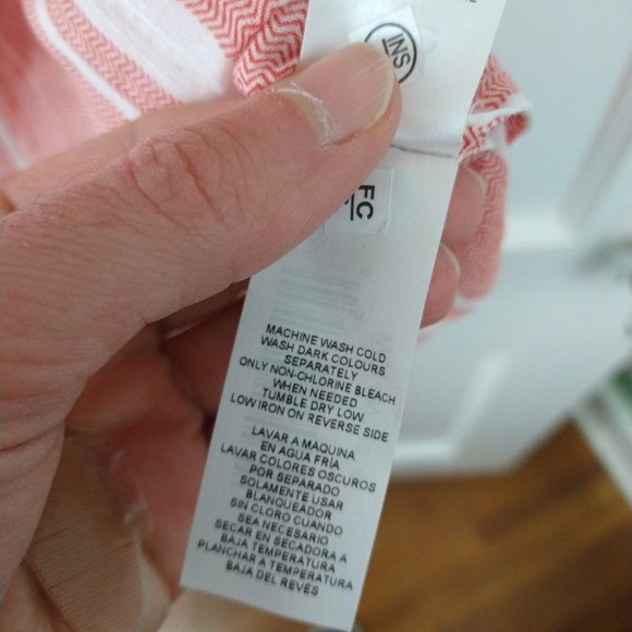 Sheer Striped Pocketed Sleeveless Blouse by Joe - Picture 6 of 7